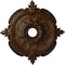 Ekena Millwork Benson Classic Medallion (Canopies up to 6 1/2"), 28 3/8"OD x 3 3/4"ID x 1 5/8"P, Root Beer Crackle CM28BERBC - alternate 1